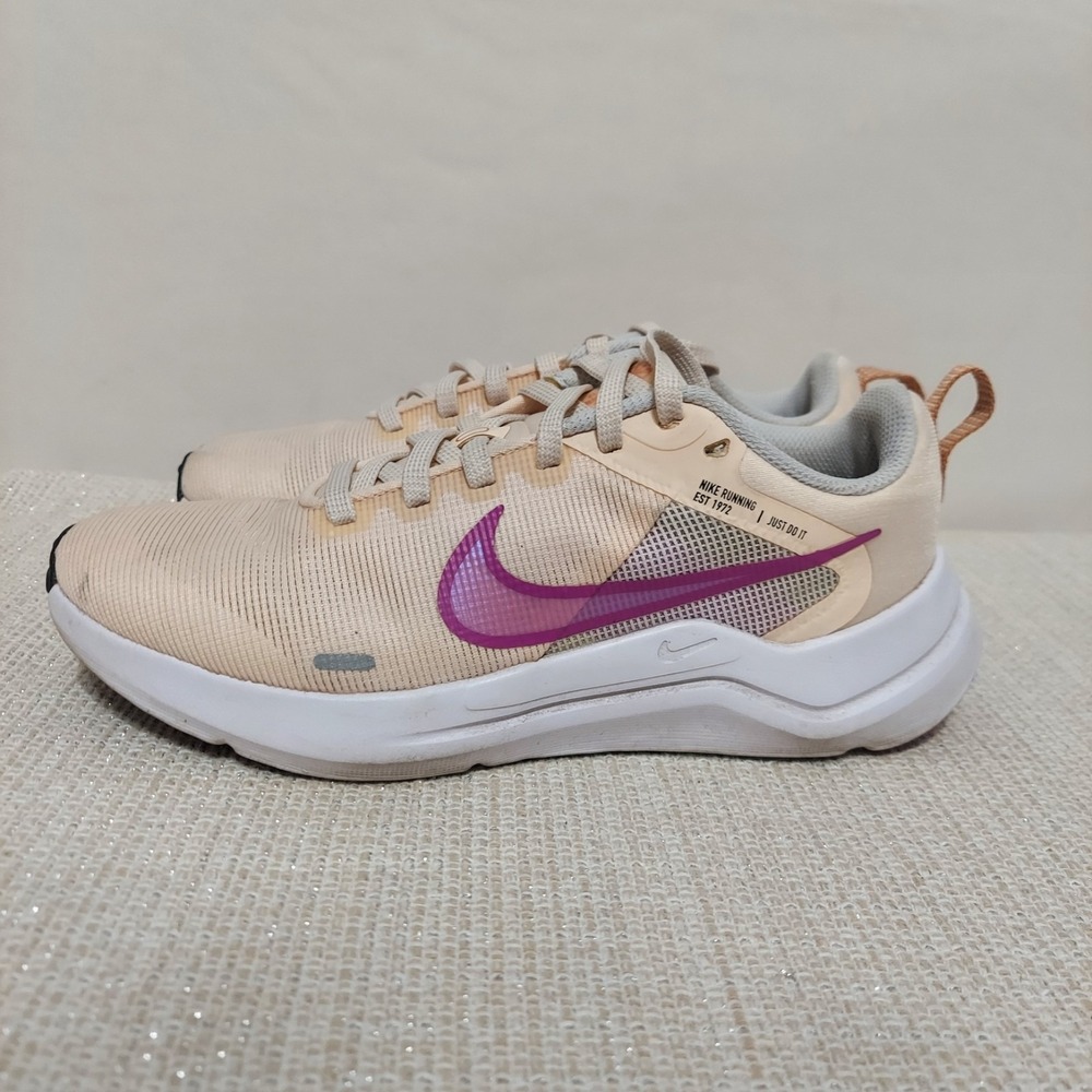 Nike Downshifter 12 Running Shoe DD9294-800‎ Guava Ice Womens Size 5/Youth 3Y